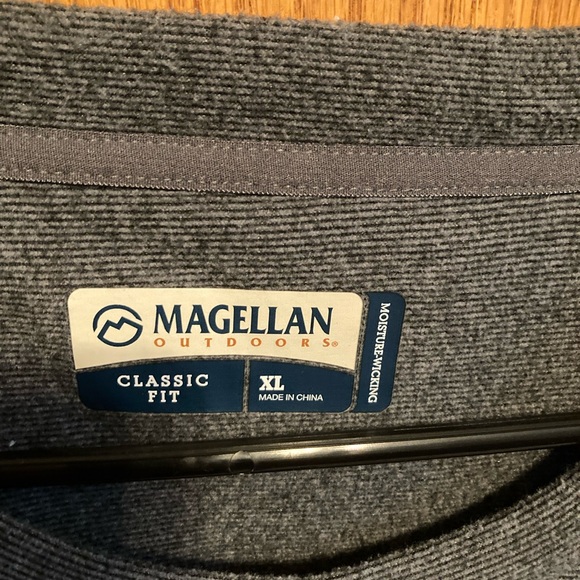 Magellan Outdoors long sleeve shirt Gray XL - Picture 3 of 4